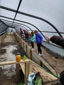WAY-OUT-WEST 4-H CLUB VISITS THE GREENHOUSE